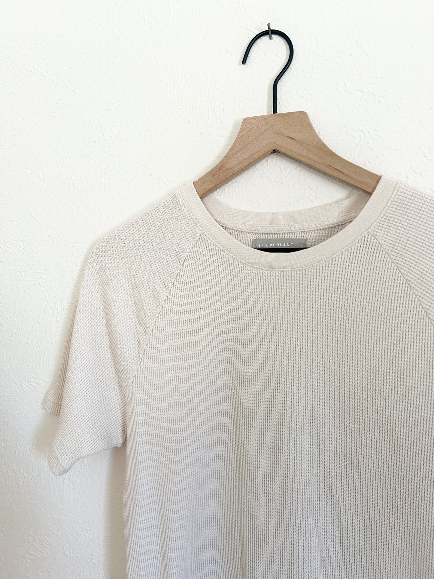 Everlane Waffle Knit Short Sleeve (S)