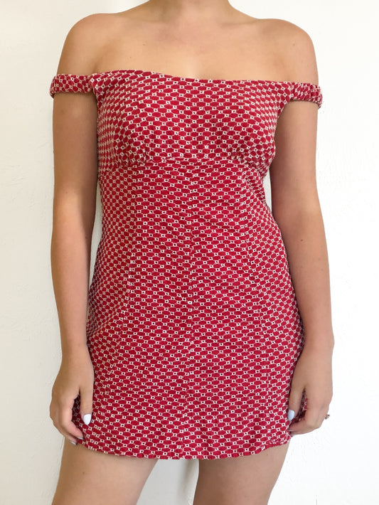 Free People ‘Berry Kiss’ Mini Dress (XS/S)