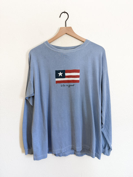 Life is Good Flag Long Sleeve (L)