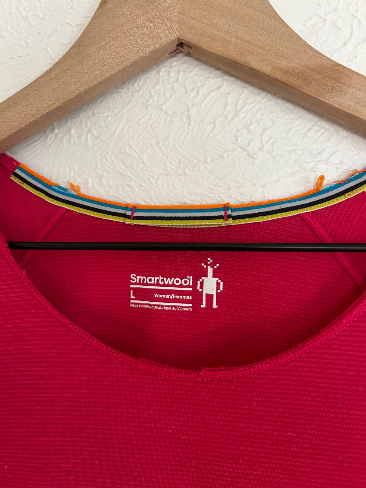 Smartwool Active Ultralite Pink Short Sleeve (L)