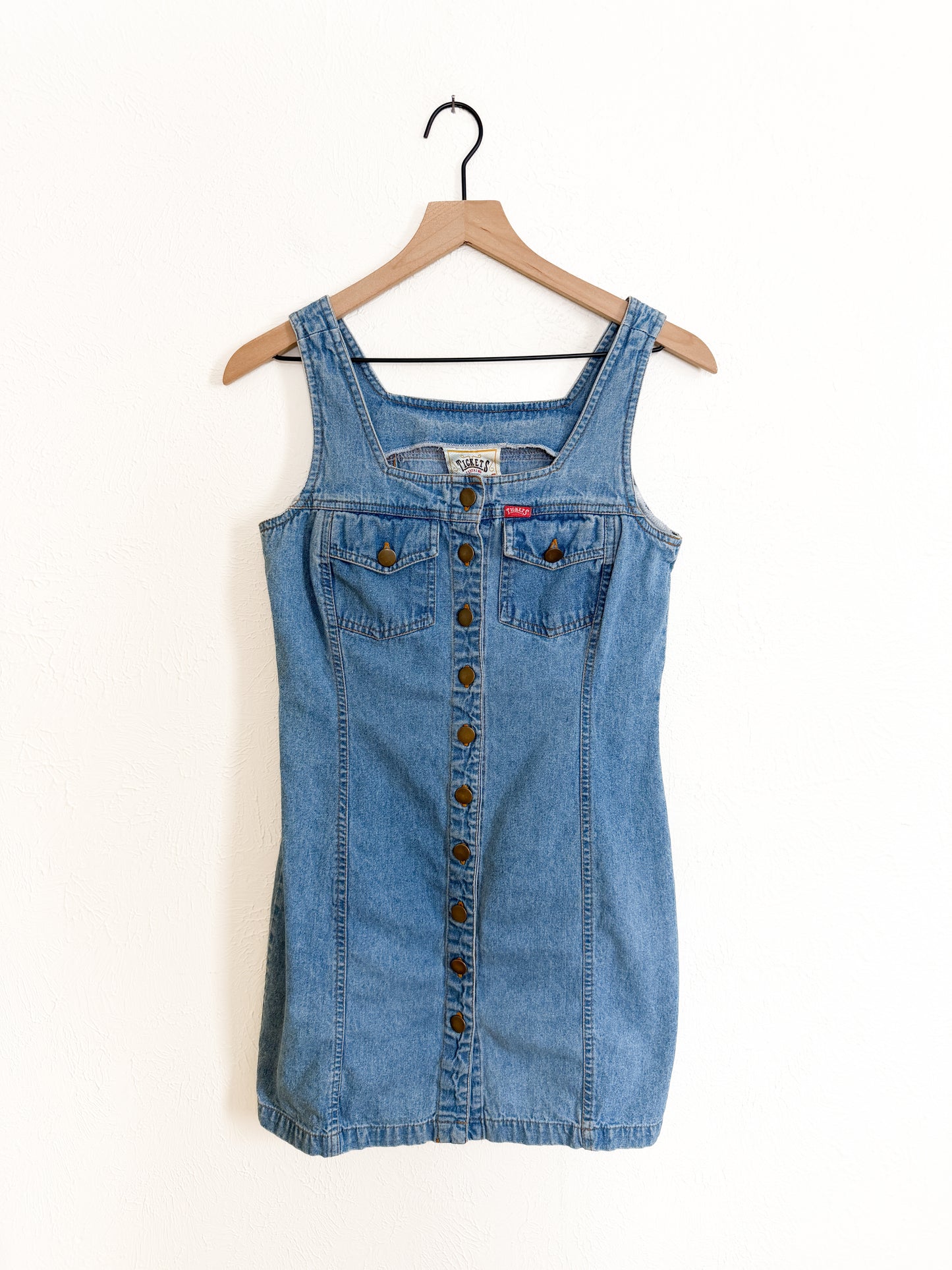 Tickets Vintage Denim Dress (S)