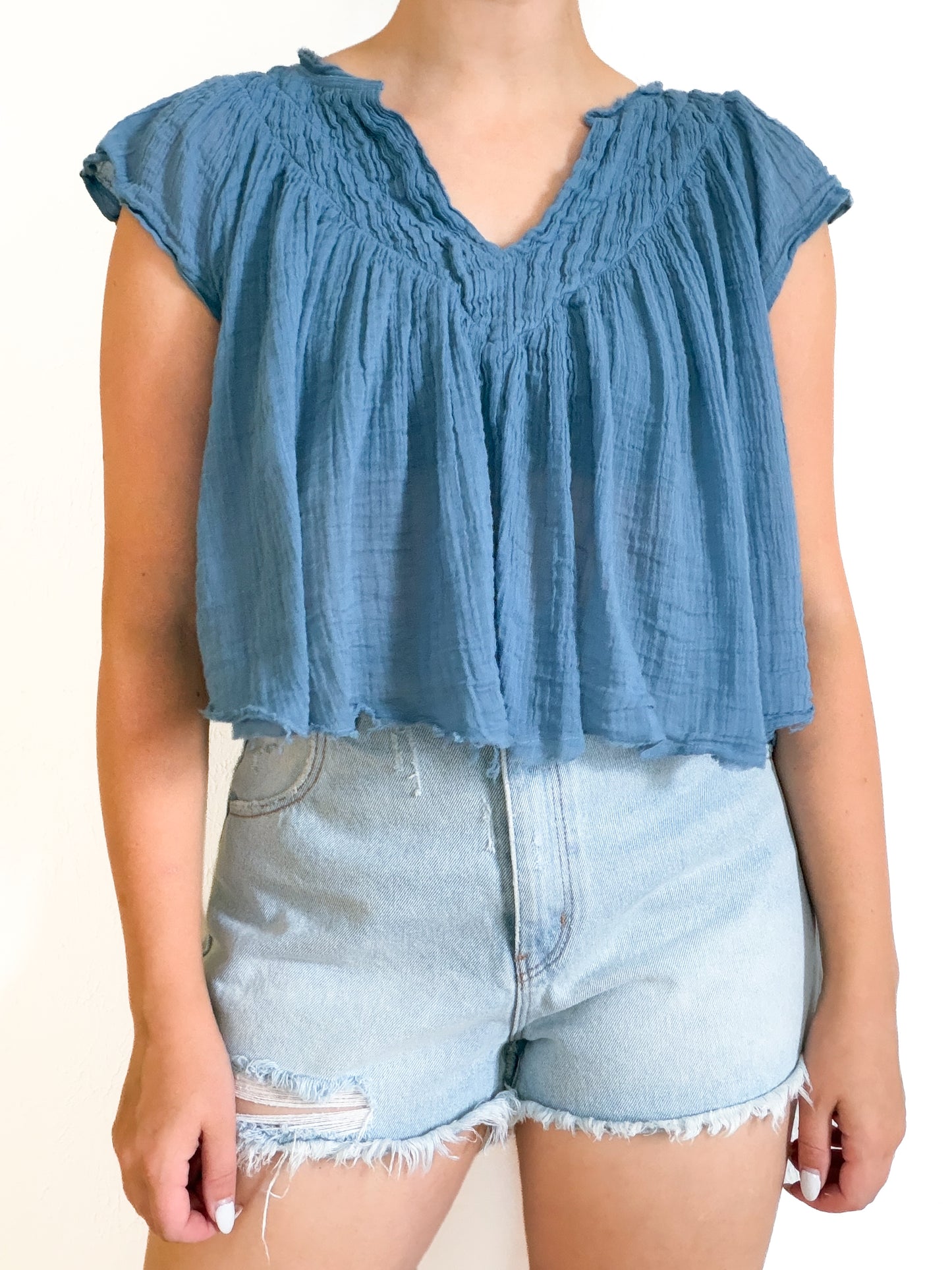 Free People 'Padma' Coastal Top (S)