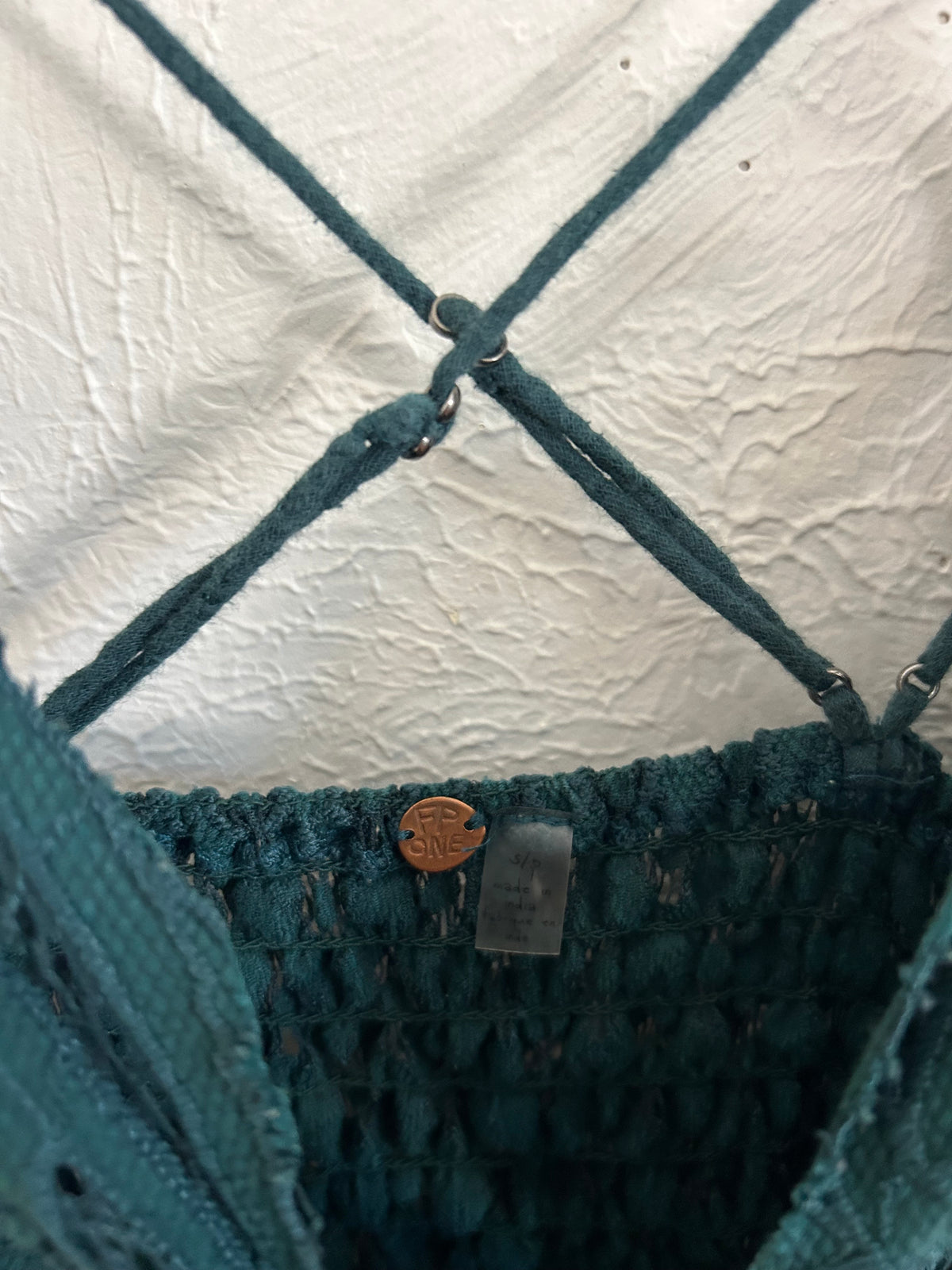 Free People Teal Adella Dress (S)