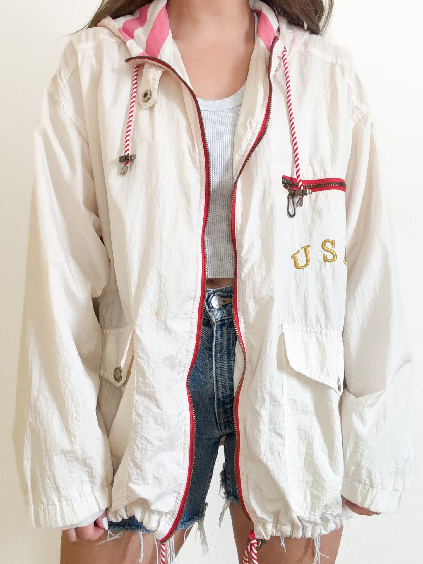 Vintage USA Windbreaker Jacket (M)
