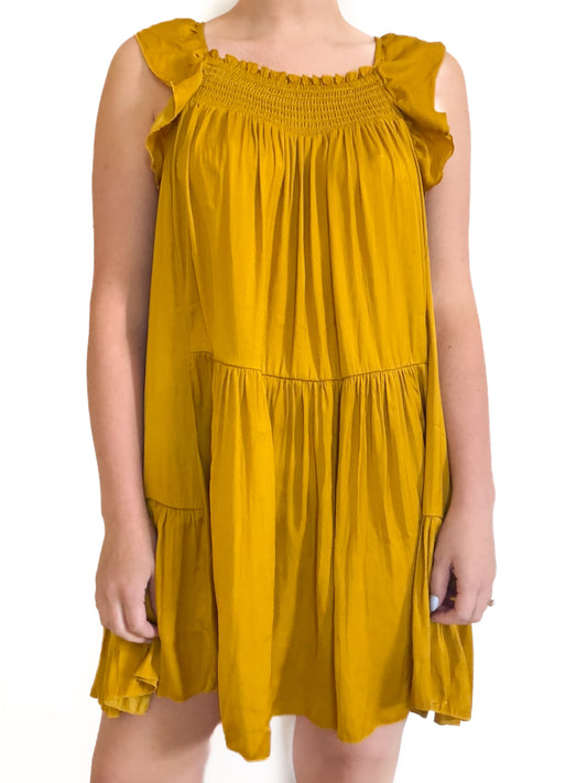 Free People ‘Want Your Love’ Mustard Dress (S)