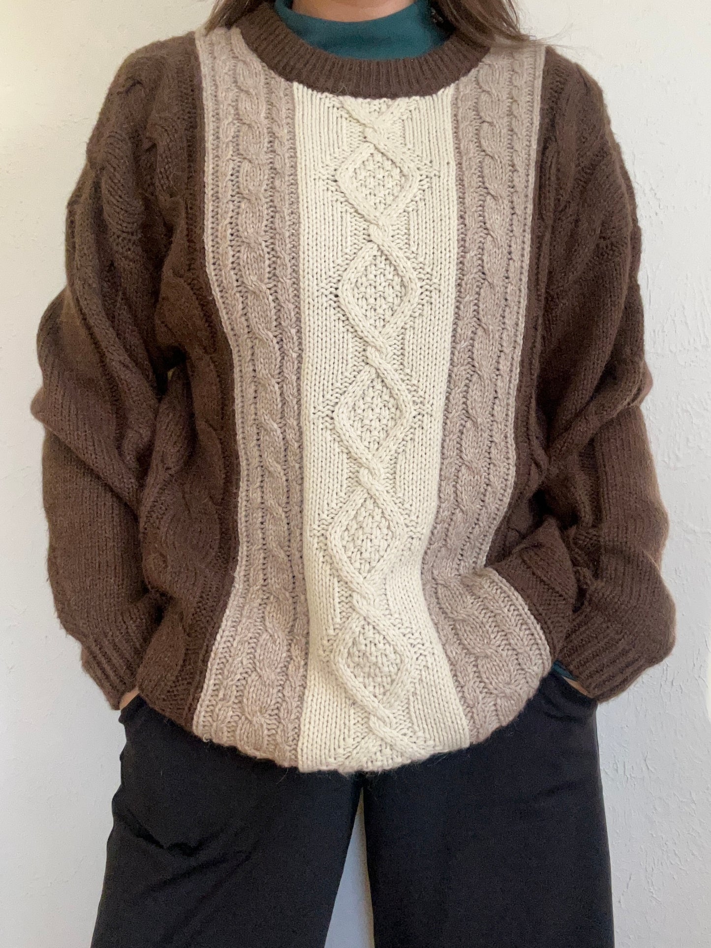 Brown Gradient Vintage Sweater (M/L)