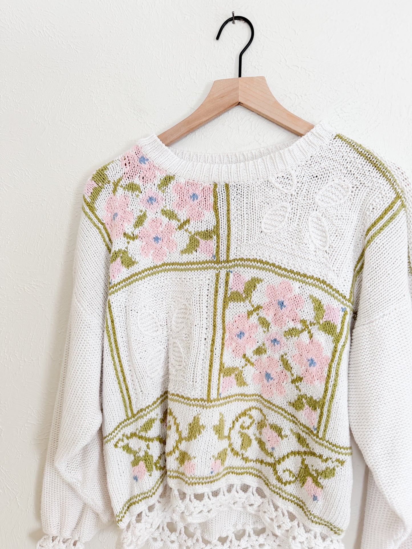 Generra Vintage Floral Sweater (M)