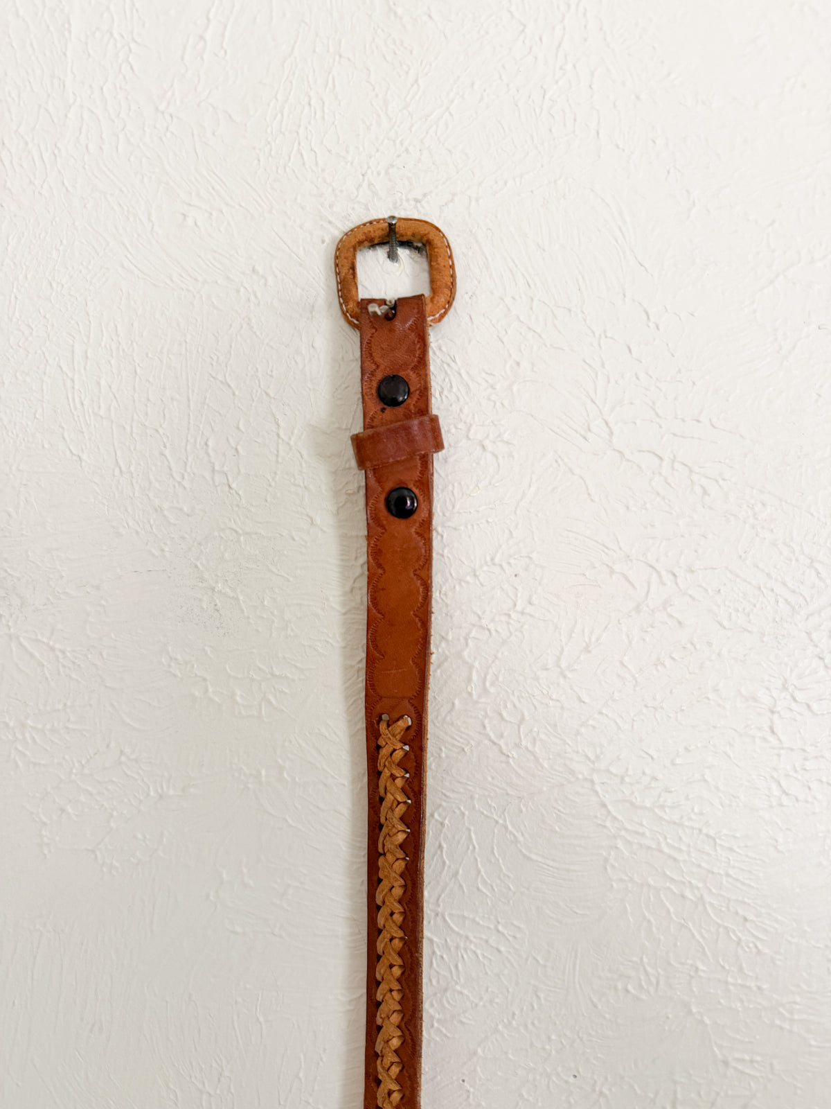 Vintage Leather Belt (M/L)